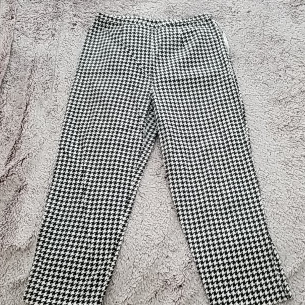Vintage Retro 50s Houndstooth Capris